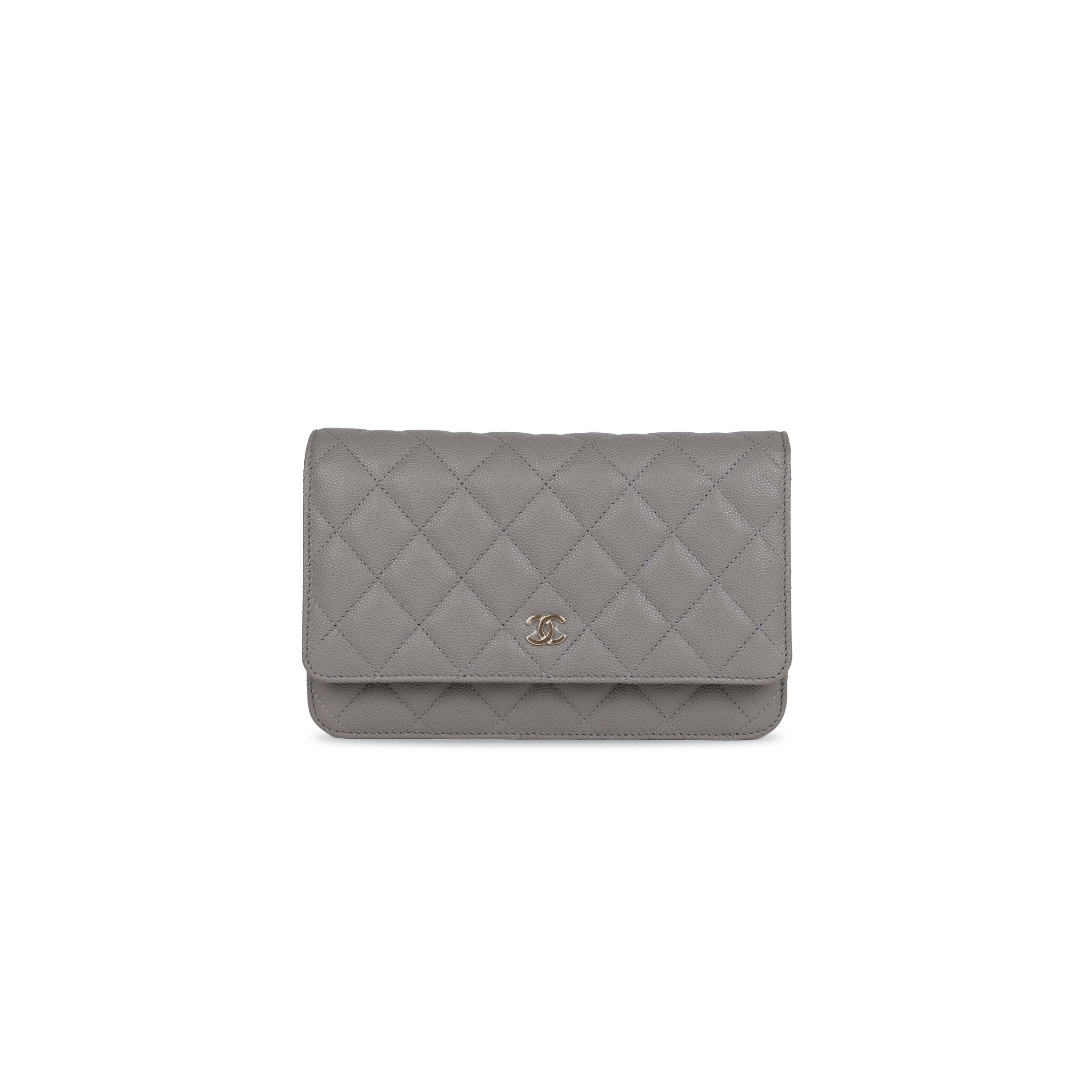 CHANEL CAVIAR QUILTED WALLET ON CHAIN WOC 1803779 (19*13*4cm)